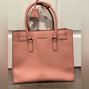 NWOT- Dillon Large Saffiano Leather Satchel- Michael Kors